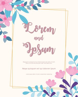 flowers wedding, save the date, invitation elegance floral nature banner