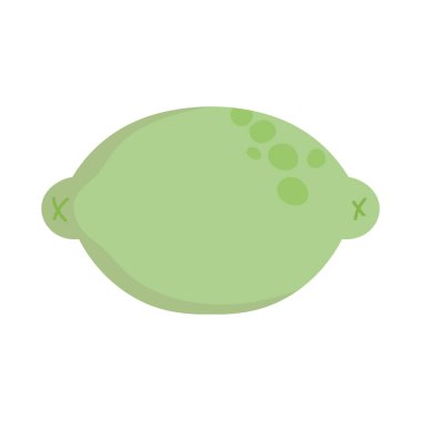 citrus lemon fruit cartoon icon style design