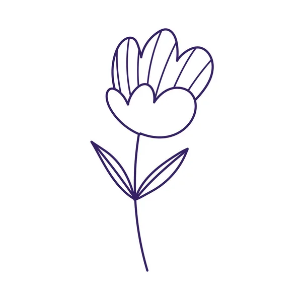 Flowers season spring nature decoration icon — 스톡 벡터