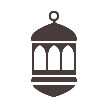 fener dekorasyonu ramazan arap biti siluet tarzı simge kutlaması