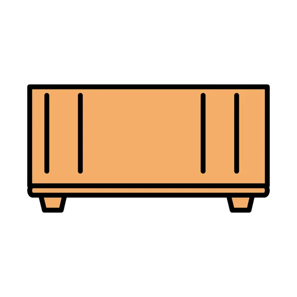 Sushi orientální menu restaurace řezání dřeva deska řádek a výplň styl ikony — Stockový vektor