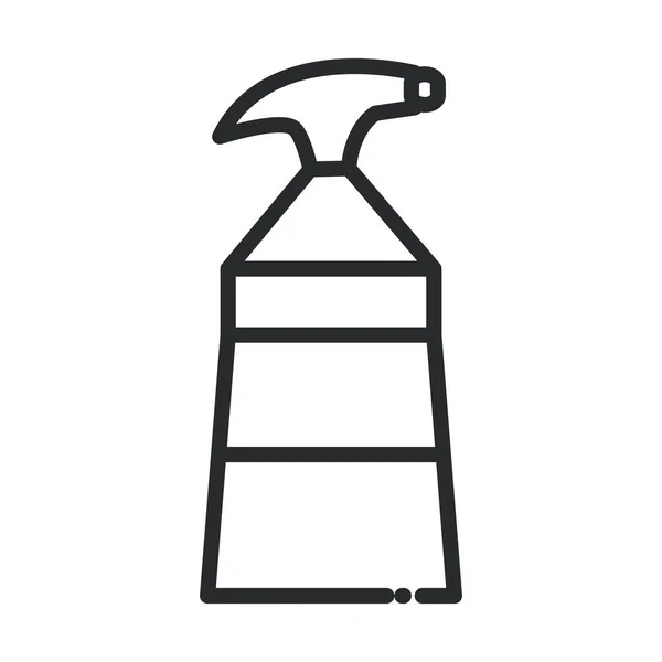 Cleaning, spray bottle domestic hygiene line style icon — Διανυσματικό Αρχείο