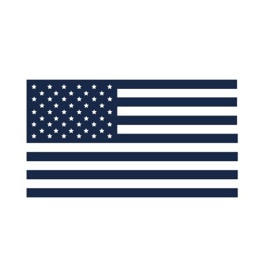 memorial day flag national symbol american celebration silhouette style icon