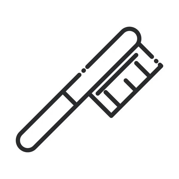 Pulizia, stendibiancheria spazzola attrezzature igiene domestica linea stile icona — Vettoriale Stock