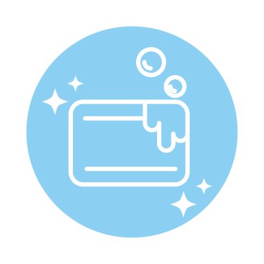 cleaning, soap bubbles domestic hygiene block color style icon