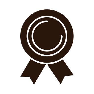 school education rosette award supply silhouette style icon