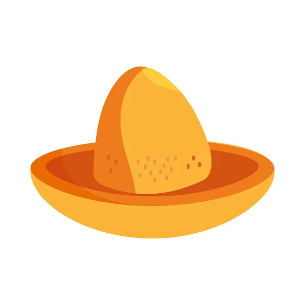 Cinco de mayo nacho snack en forma de sombrero — Vector de stock