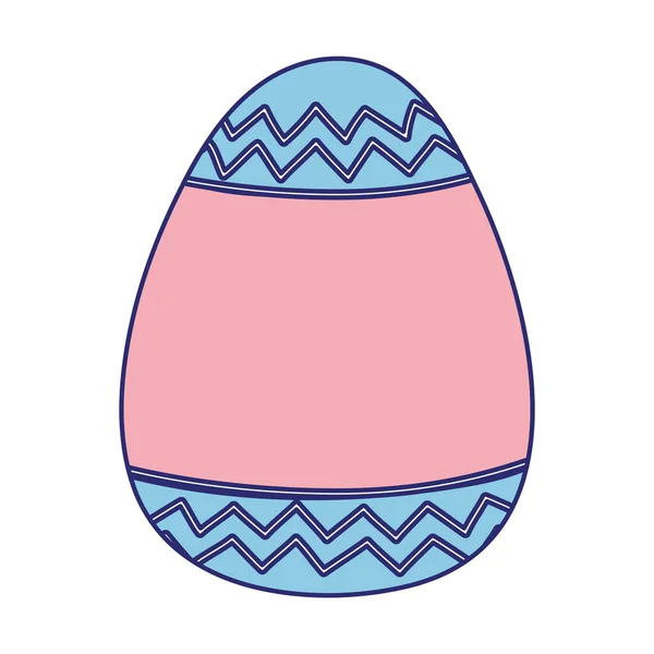 Happy easter egg traditional decoration season icon — Stockvektor