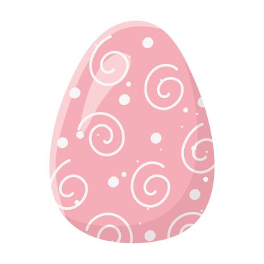 happy easter egg traditional decoration season icon