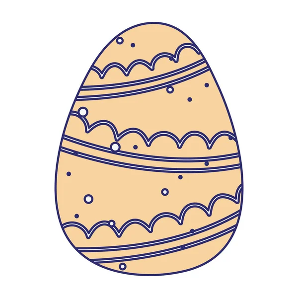 Happy easter egg traditional decoration season icon — Stockvektor