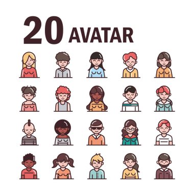 avatar erkek kadın erkek kadın karakterler çizgi film karakterleri insanlar çizgi belirler ve tarz simgesi doldururlar