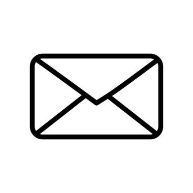 envelope message communication courier thick line