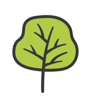 greenery tree foliage botanical nature icon
