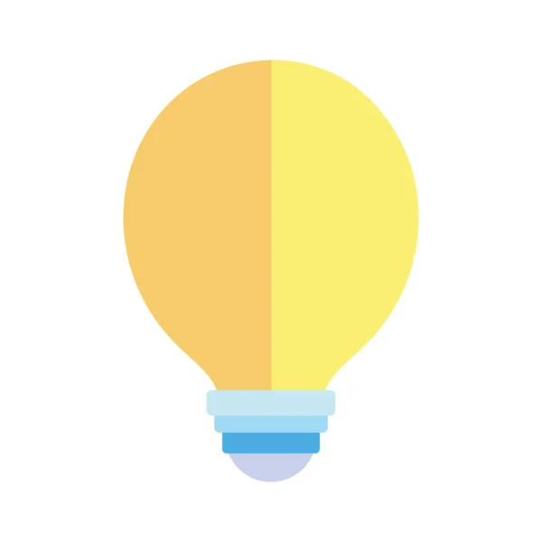 Light bulb energy power ecology icon — Stok Vektör