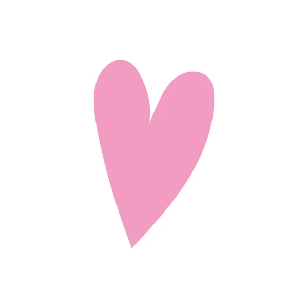 Love heart romatic passion icon — Stok Vektör