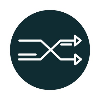 digital connection sound block style icon