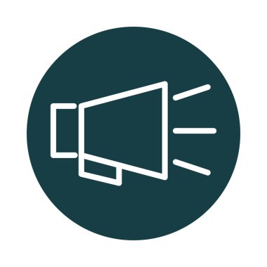 megafon ses engelleme biçimi simgesi