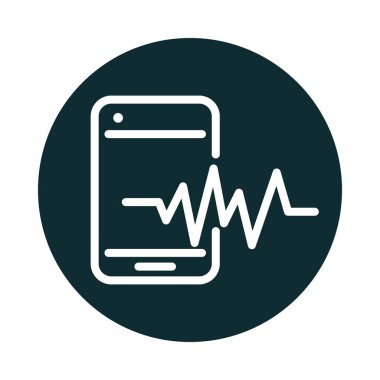 akıllı telefon frekans blok biçimi simgesi