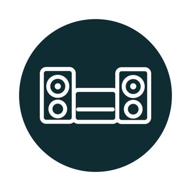 müzik sistemi teçhizat hoparlörü ses engelleme biçimi simgesi