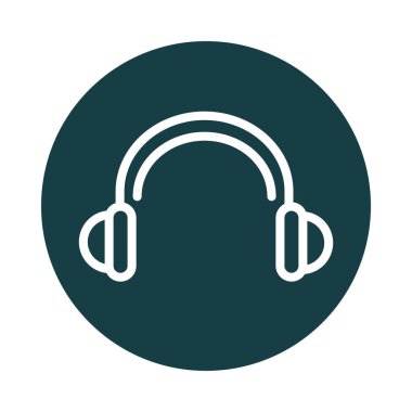 kulaklıklar ses engelleme biçimi simgesi