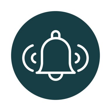 sound bell signal audio block style icon