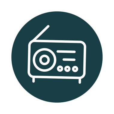 radyo yayını sinyal bloğu biçim simgesi