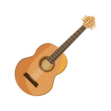 gitar string müzik enstrümanı izole edilmiş simge