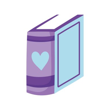 Kitap günü, ayakta duran ince kitap ikonu