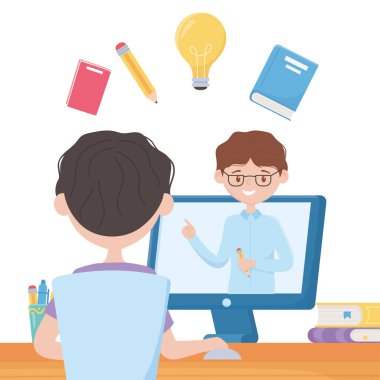 eğitim online öğrenci video öğretimi sanal