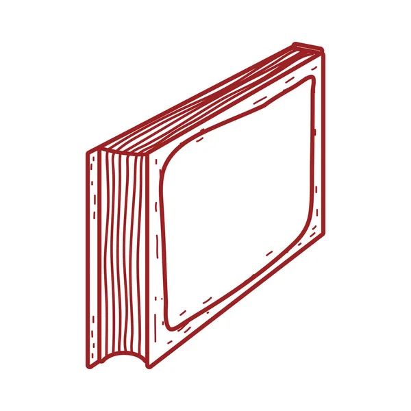 Dzień książki, stoisko podręcznikowa literatura izolowane ikona design linia styl — Wektor stockowy