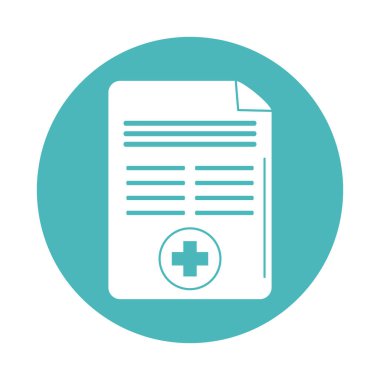 Virüs covid 19 salgın raporu tıbbi blok biçim simgesi