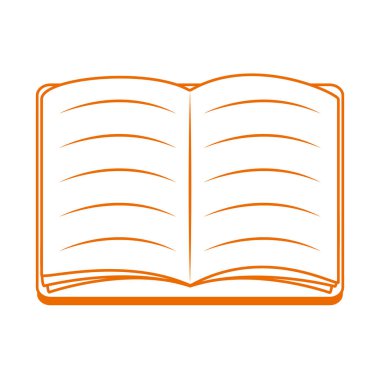 açık kitap oku ev eğitimi satırı renk simgesi