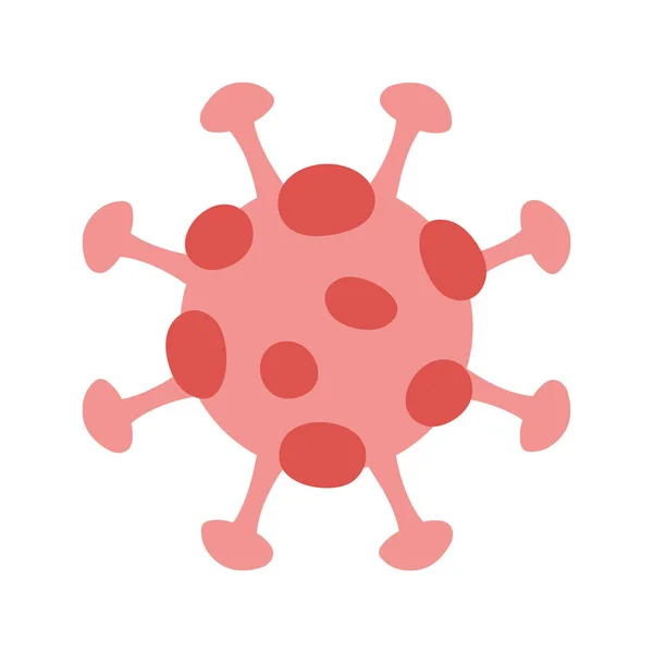 Covid 19 coronavirus pandemia contagiosa isolata icona — Vettoriale Stock