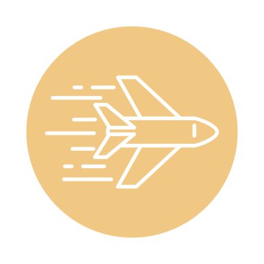 hızlı uçak nakliyesi kargo taşımacılığı ile ilgili iletim bloğu simgesi