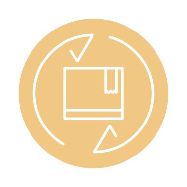 karton kutu servisi kargo taşımacılığı ile ilgili iletim bloğu biçimi simgesi