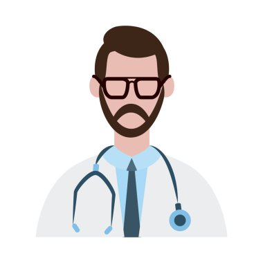 Çevrimiçi doktor, steteskop uzmanı, tıbbi koruma uzmanı.