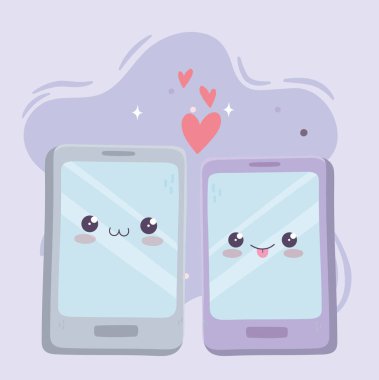 Şirin akıllı telefon cihazları Kawaii çizgi film karakterlerine bayılır.