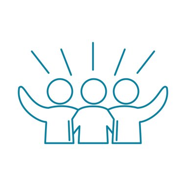 Arkadaşlık gününüz kutlu olsun. İlişki kurma tarzı ikon.