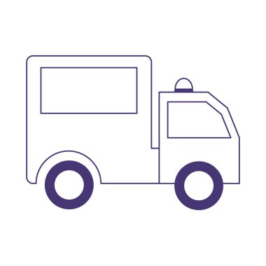 dağıtım kamyonu taşıma simge tasarım biçimi