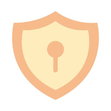 mobil bankacılık, kalkan koruması güvenli düz biçim simgesi