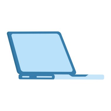 İzole edilmiş dijital dizüstü bilgisayar vektör tasarımı