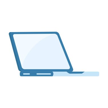 İzole edilmiş dijital dizüstü bilgisayar vektör tasarımı