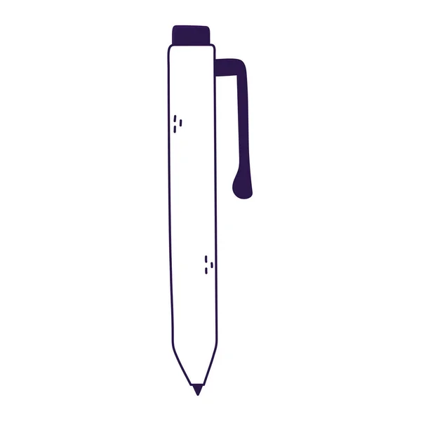 Σχεδιασμός φορέα απομονωμένου εργαλείου στυλό — Διανυσματικό Αρχείο