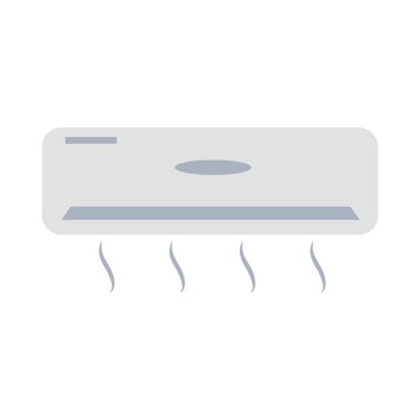 İzole edilmiş klima vektör tasarımı