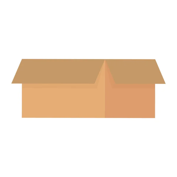 Conception de vecteur de boîte de livraison isolée — Image vectorielle