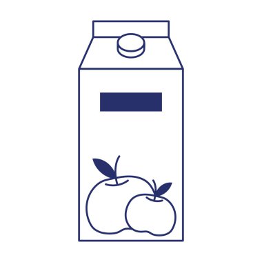 İzole edilmiş portakal suyu vektör tasarımı