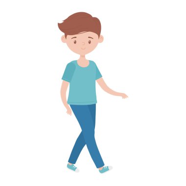 İzole edilmiş Avatar Adam vektör tasarımı