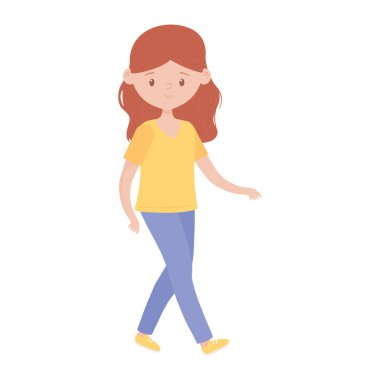 İzole edilmiş Avatar kadın vektör tasarımı