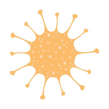 covid 19 virüs vektör tasarımı