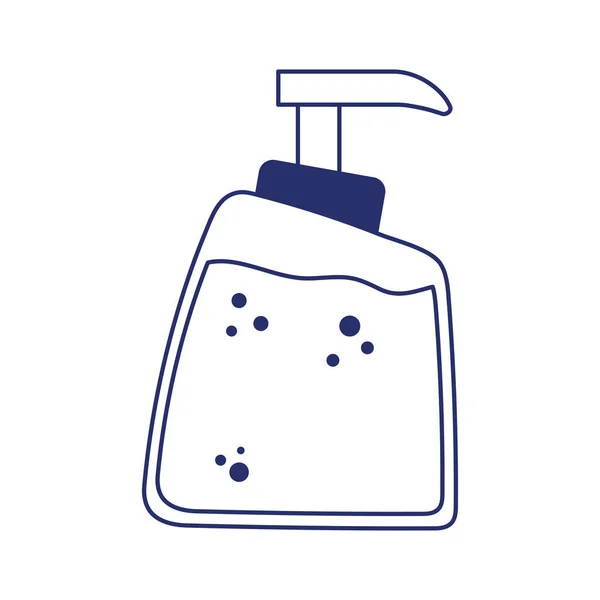 Design vettoriale bottiglia di sapone isolato — Vettoriale Stock
